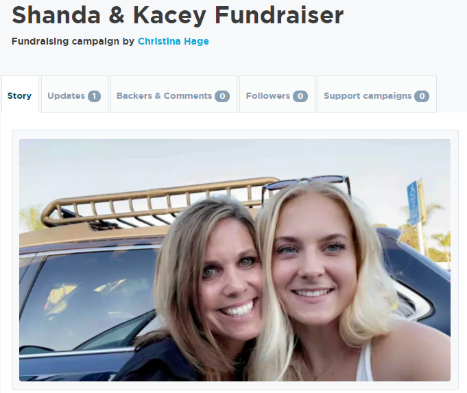 Shanda Clark and Kacey Bishop Fundraiser GoGetFunding Fatal Car Crash by Christina Hage EMWNews.com