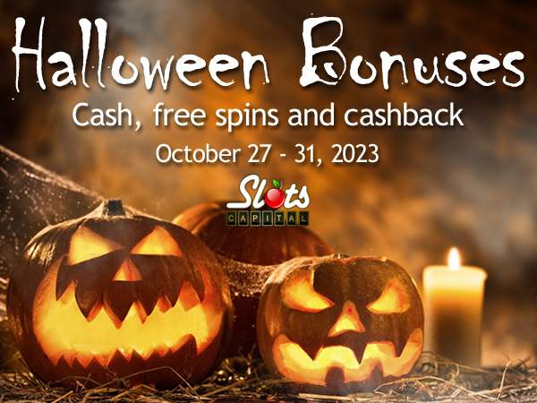 Slots Capital Casino Bewitching Halloween Bonuses for 3 Halloween Slots