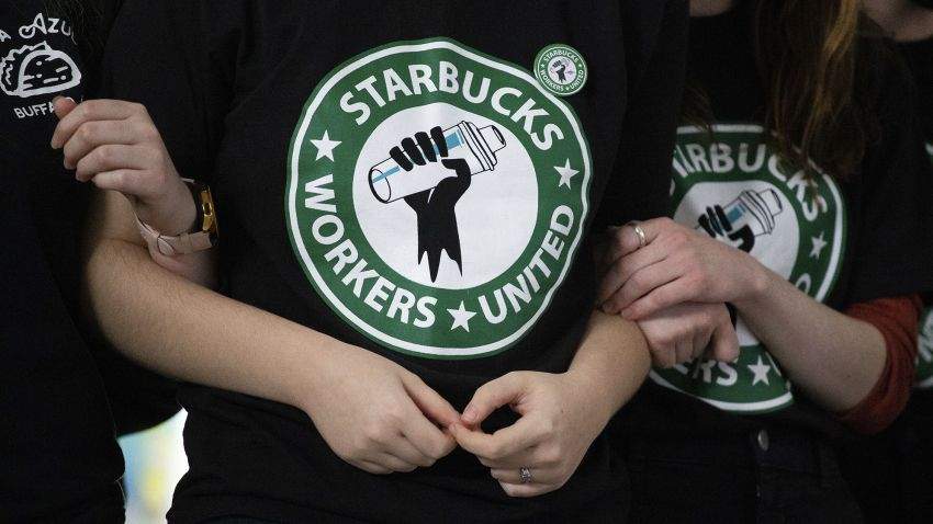 Starbucks is handing out pay hikes and new benefits. But some are only for non-union workers