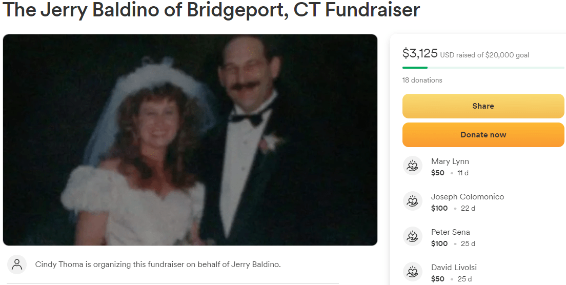 The Jerry Baldino of Bridgeport, CT Fundraiser GoFundMe