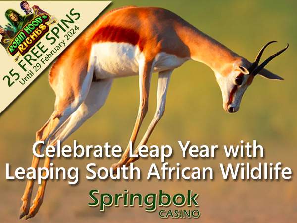 Springbok Casino Celebrates Leap Year with Leaping Wildlife Feature