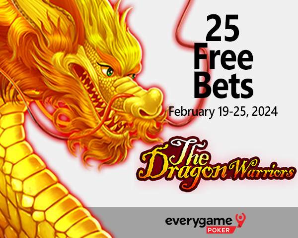 Everygame Poker Celebrates Year of the Dragon with Free Bets on Dragon Warriors