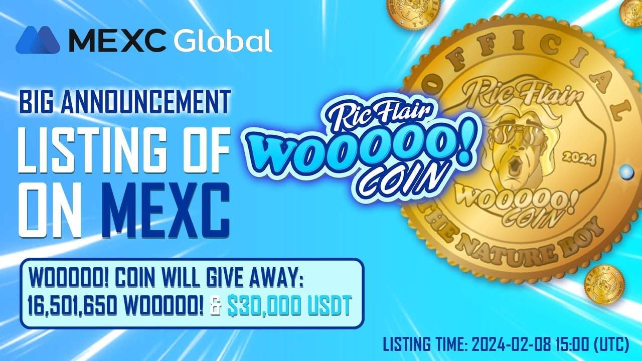 WOOOOO! Coin Makes a Splash MEXC Exchange Welcomes Ric Flair-Inspired Token