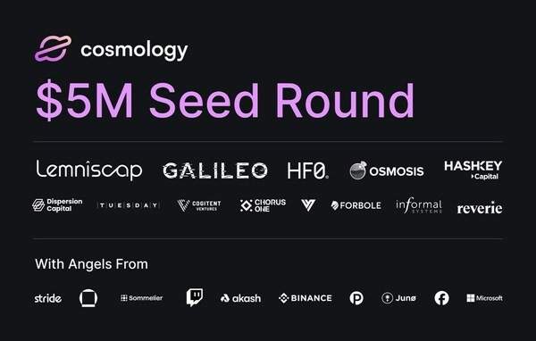 Cosmology Secures $5M in Seed Funding to Revolutionize Web3 Development in the Cosmos Ecosystem
