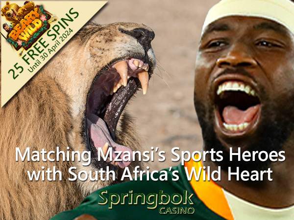 Springbok Casino Matches South Africa’s Sports Heroes with Animal Kingdom Icons