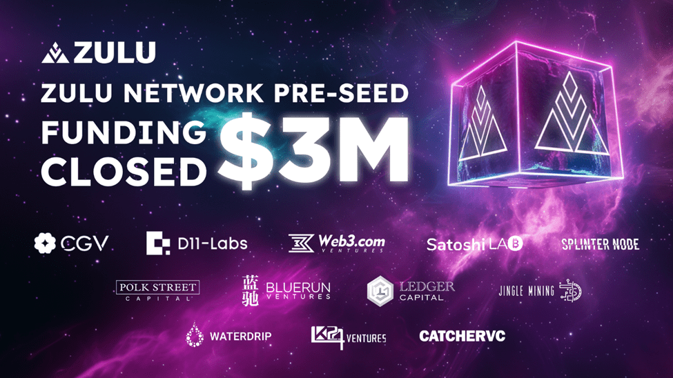Zulu Network Secures $3 Million in Pre-Seed Funding to Revolutionize Bitcoin Layer 2