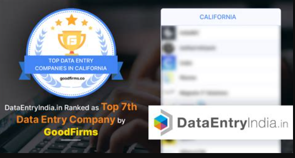 Data-Entry-India.com recognized among the top 5 data entry companies in the USA by GoodFirms