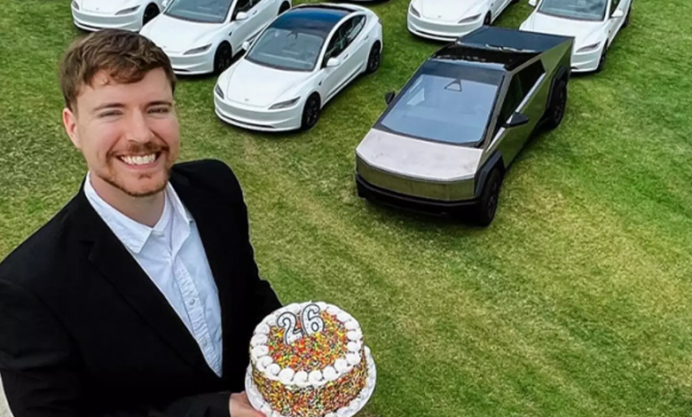 MrBeast is giving away 26 Tesla vehicles in huge 26th birthday giveaway and there's an easy way to enter