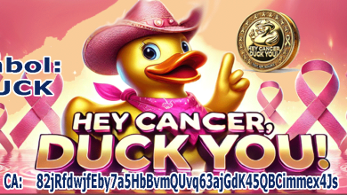 The Crypto Moment is Now! $DUCK Cancer Token goes Live on Solana ( $SOL ) at 6AM! Profit Now