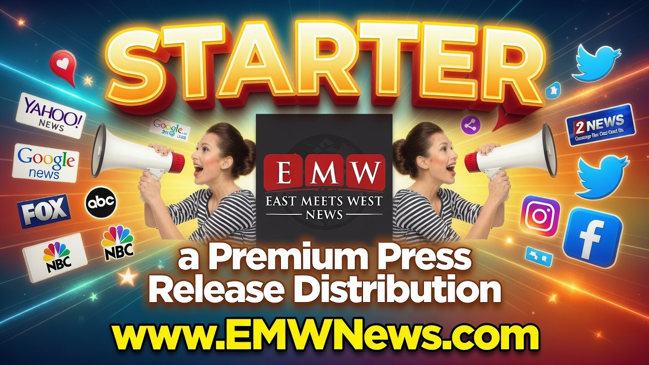 Starter press release distribution plan – 250-300 placements plus social media