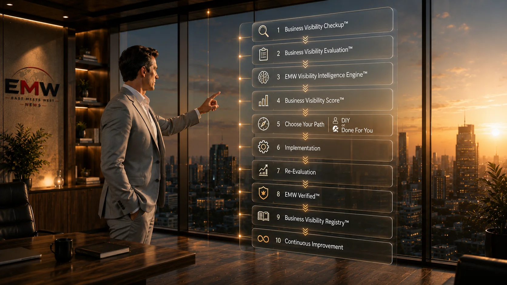 EMW Business Visibility System™ – complete evaluation journey