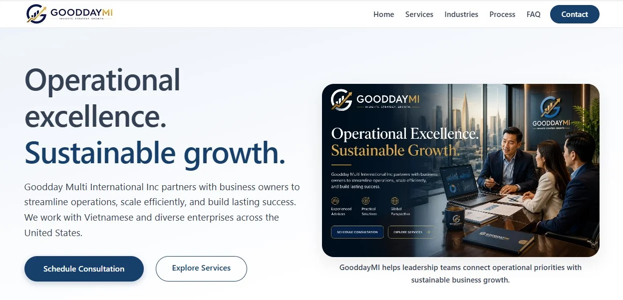 Goodday Multi International Inc. completed website transformation