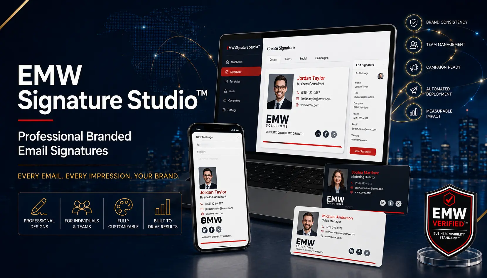Signature Studio™ – Professional Branded Email Signatures